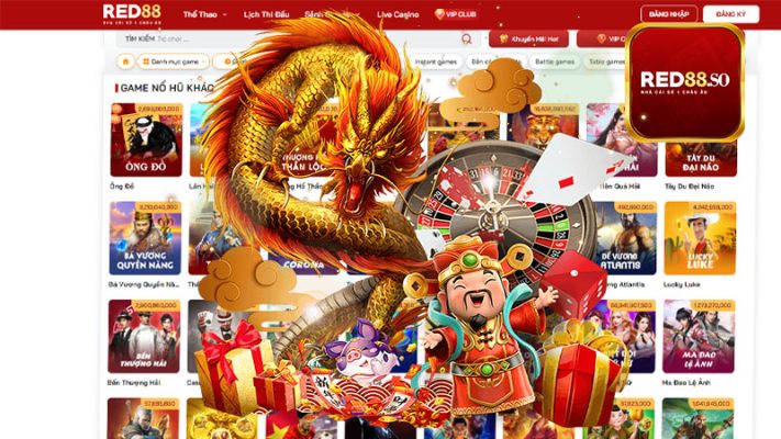 Các thể loại game nổ hũ được cung cấp lại Slot game Red8805