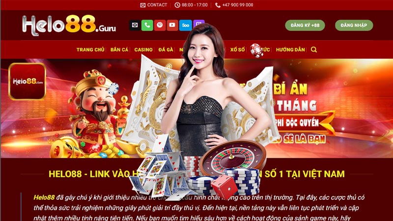 Hướng dẫn đăng ký tài khoản game Helo88